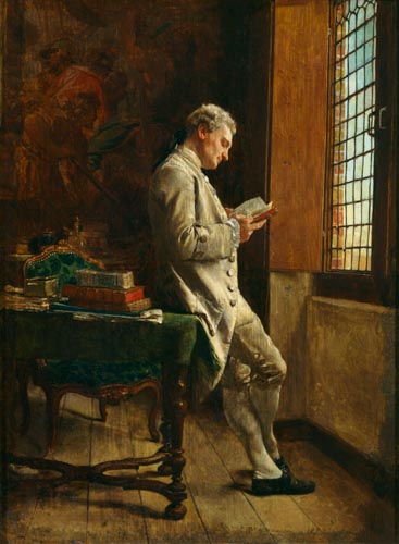 The Reader in White by Meissonier
